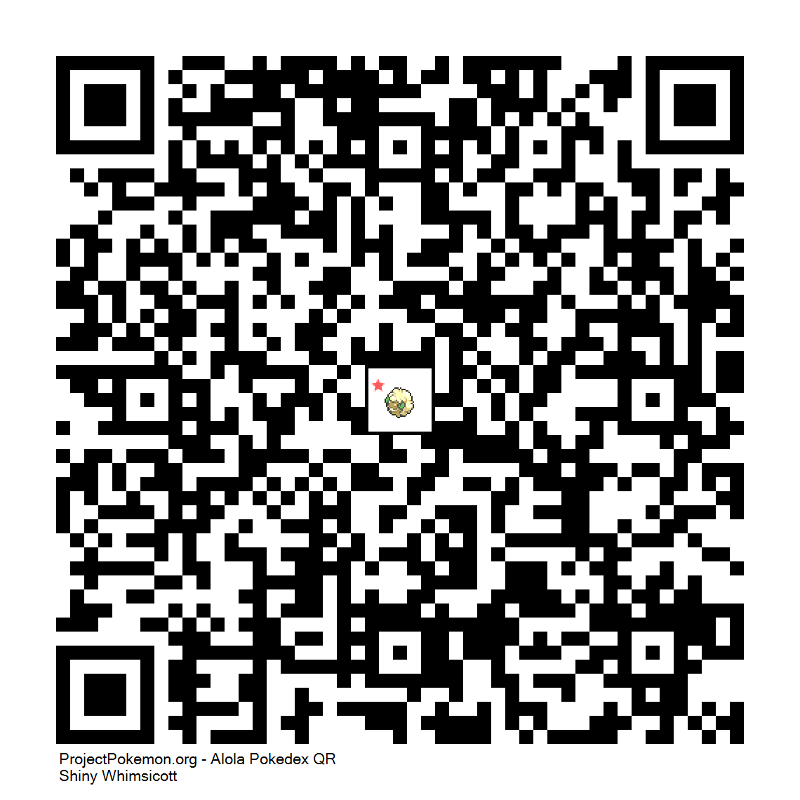 Cdigo QR de Whimsicott variocolor